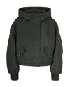Stand Studio Hooded Long-sleeved Casual Jacket In Black