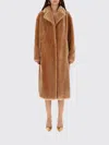 Stand Studio Gabriella Buttoned Coat In Brown