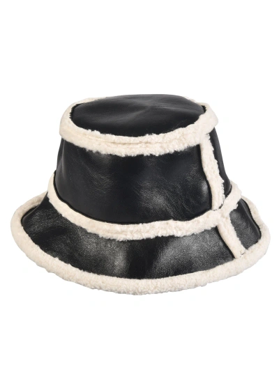 Stand Studio Fur Detailed Stand Hat In Black