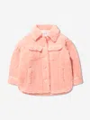 Stand Studio Girls Faux Fur Sabi Mini Jacket 8 Yrs Pink In Pink