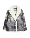 Stand Studio Louisa Grey Jacket In 81040