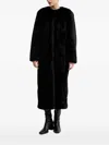 Stand Studio Gracelyn Buttoned Coat In Black