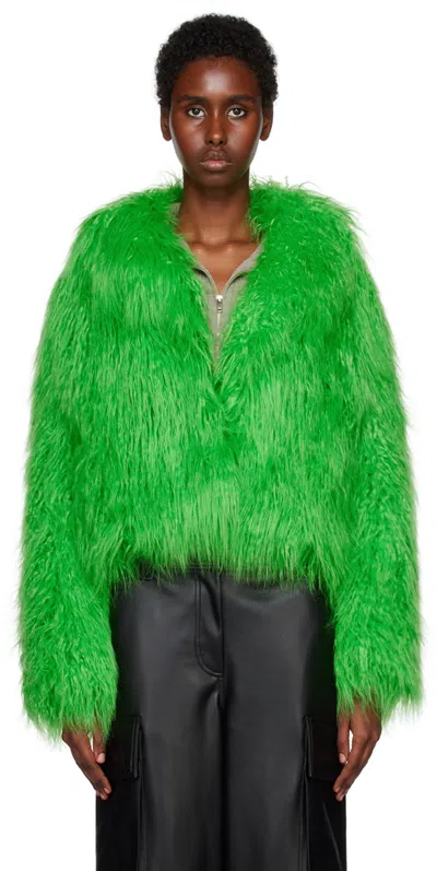 Stand Studio Green Janet Jacket In 56110 Peridot Green