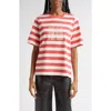 Stand Studio Hallie Organic Cotton Oversize Graphic T-shirt In Neutral