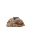 Stand Studio Beige Wool Trapper Bucket Hat In Gray