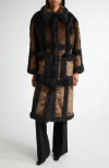 Stand Studio Hayden Oversize Faux Fur Coat In Black