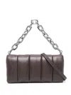 Stand Studio Quilted Leather Shoulder Bag In Brown