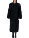 Stand Studio Black Hilma Faux-fur Coat