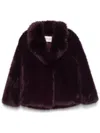 Stand Studio Hunter Jacket In 29860 Dark Plum