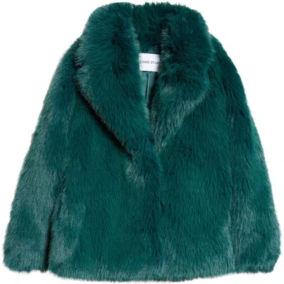 STAND STUDIO STAND STUDIO HUNTER OVERSIZE FAUX FUR JACKET