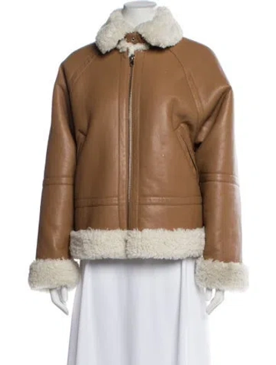 Pre-owned Stand Studio Jacket In Brown