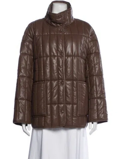 Pre-owned Stand Studio Jacket In Brown