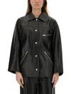 Stand Studio Black Elisia Leather Jacket In Black