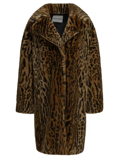 Stand Studio Jackets & Coats In Animal Print