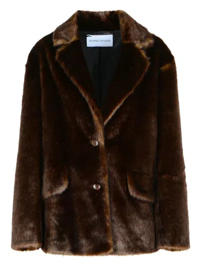 STAND STUDIO STAND STUDIO 'EVYN' FAUX FUR