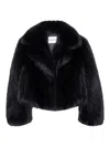 Stand Studio Faux-fur Jacket In Multi