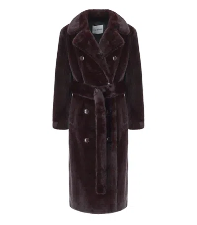 STAND STUDIO STAND STUDIO JASMINE MERLOT COAT