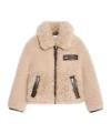 Stand Studio Joann Faux Fur Jacket In Nude