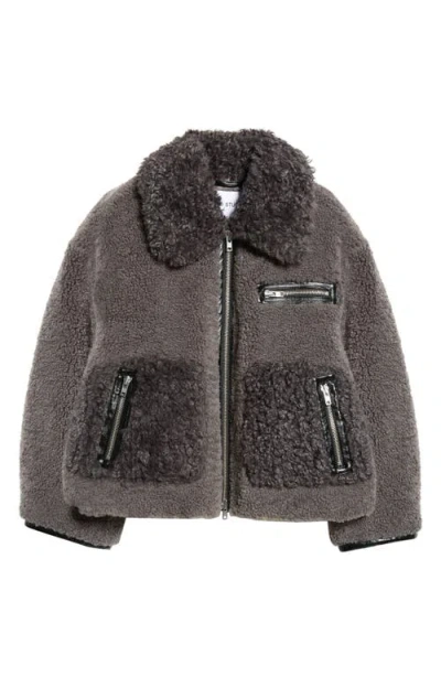 STAND STUDIO STAND STUDIO JOANN OVERSIZE FAUX SHEARLING JACKET