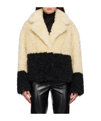 Stand Studio Jubel Flat-collar Casual Jacket In Black