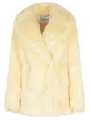 Stand Studio Katalina Faux Fur Coat In Neutral