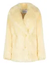 Stand Studio Kataline Faux Fur Coat In Neutral