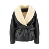 Stand Studio Faux-leather Biker Jacket In Black
