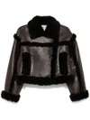 Stand Studio Brown Kristy Faux-shearling Jacket In Brown