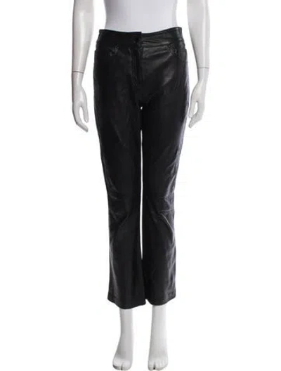 Pre-owned Stand Studio Lambskin Straight Leg Pants In Multi