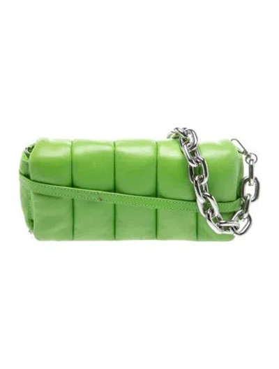 Pre-owned Stand Studio Leather Crossbody Bag In Green