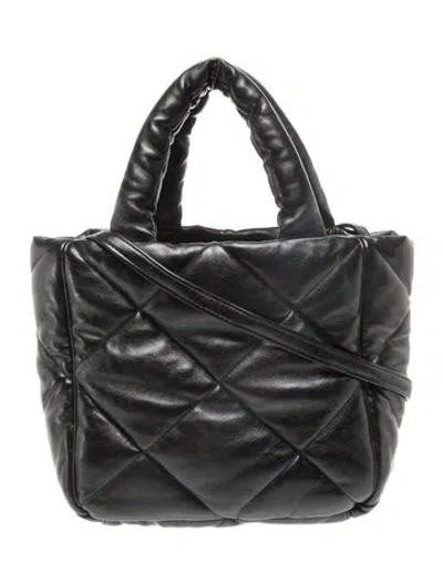 Pre-owned Stand Studio Leather Hobo In Black