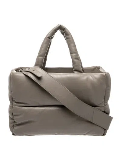 Pre-owned Stand Studio Leather Messenger Bag In Neutral