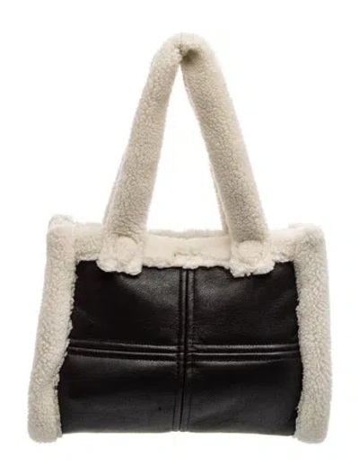 Pre-owned Stand Studio Leather Shoulder Bag In Black