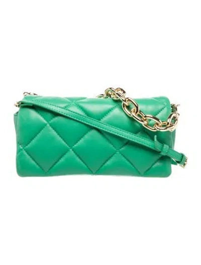 Pre-owned Stand Studio Leather Shoulder Bag In Green