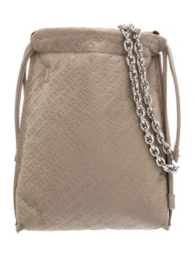 Pre-owned Stand Studio Leather Shoulder Bag In Neutral