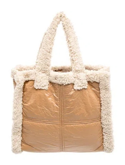 Pre-owned Stand Studio Leather Shoulder Bag In Neutrals