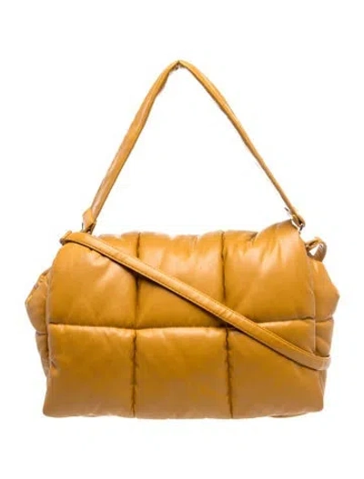 Pre-owned Stand Studio Leather Shoulder Bag In Yellow