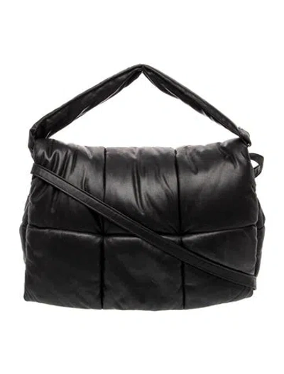 Pre-owned Stand Studio Leather Top Handle Bag In Black