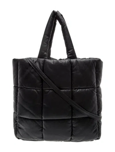 Pre-owned Stand Studio Leather Top Handle Bag In Black