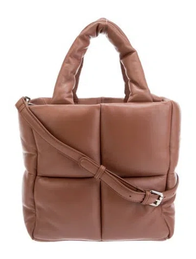 Pre-owned Stand Studio Leather Top Handle Bag In Brown