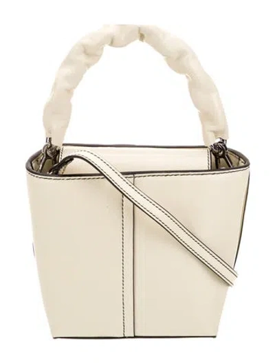 Pre-owned Stand Studio Leather Top Handle Bag In Neutral