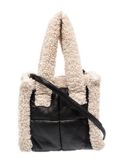 Pre-owned Stand Studio Leather Top Handle Bag In Neutrals