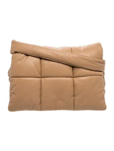 Pre-owned Stand Studio Leather Top Handle Bag In Neutrals