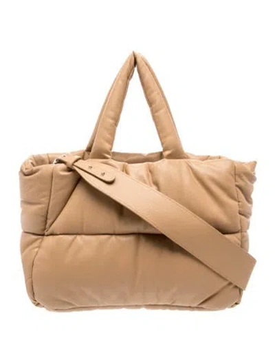 Pre-owned Stand Studio Leather Tote In Neutral