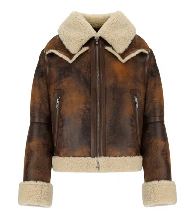 STAND STUDIO STAND STUDIO LESSIE BROWN JACKET