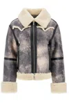 STAND STUDIO LESSIE FAUX SHEARLING JACKET