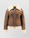 Stand Studio Eco-shearling Lessie Jacket With Front Zip