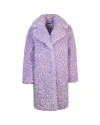STAND STUDIO LILAC CAMILLE CURLED FAUX FUR