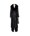 Stand Studio Black Lilah Faux-leather Coat In Black