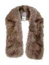 Stand Studio Lone Faux Fur Scarf In Brown